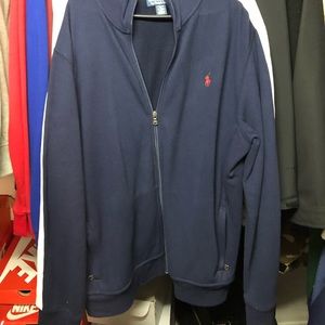 Polo track zip up